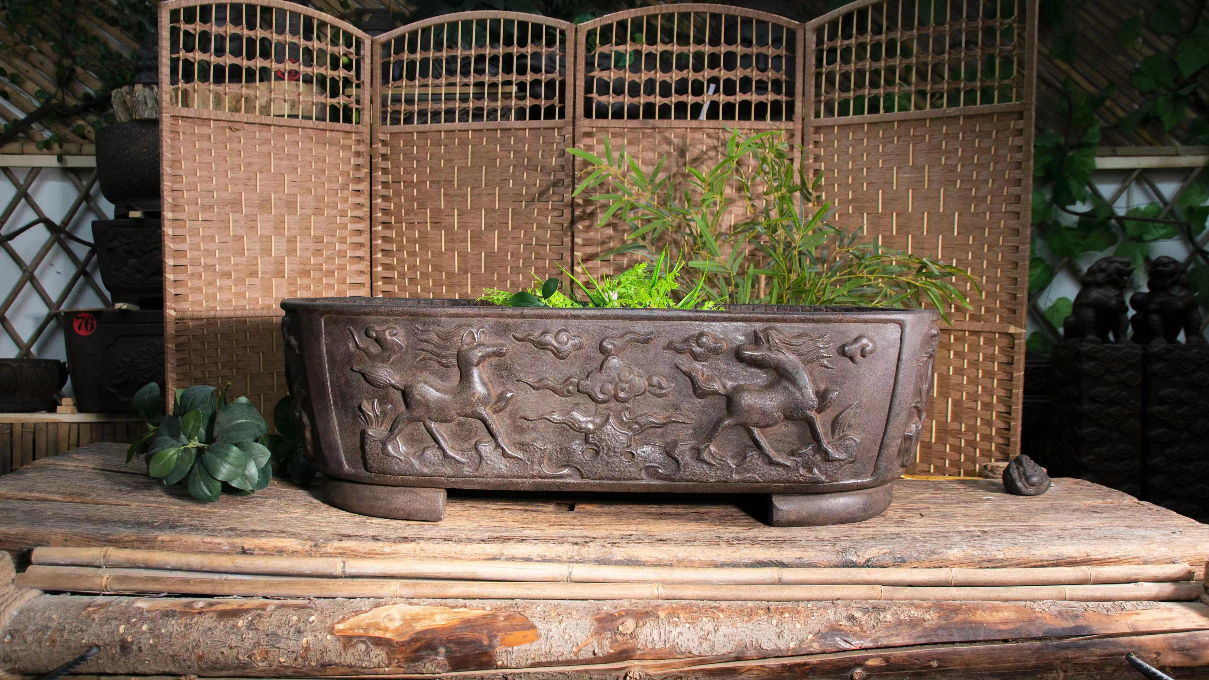 中国风仿青石禅意桌面花盆水仙盆石头怀旧做旧流水花盆,鲜花速递/花卉仿真/绿植园艺,花盆,淘宝优惠券,粉丝福利购,淘宝优惠卷