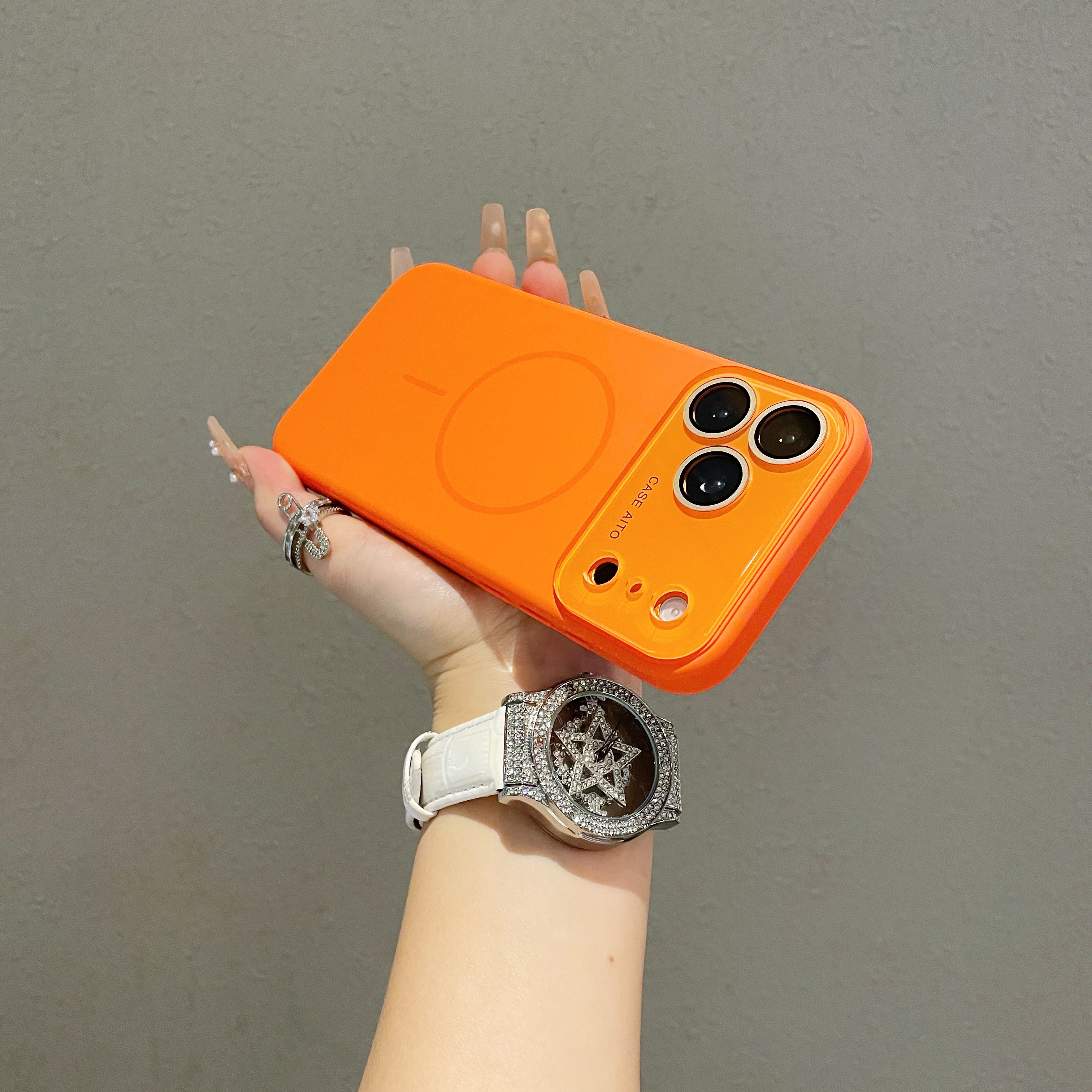 秒变17星宇橙适用iPhone17promax手机壳苹果16pro按键全包15液态硅胶14磁吸充电保护套13个性防摔max高级女款