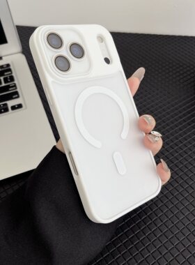 磨砂肤感磁吸适用苹果17promax手机壳iPhone16新款镜头全包15防摔14plus保护套ip13创意小众12pm高级感女款11