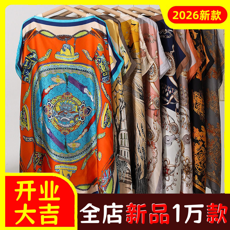 时尚一字领宽松上衣2026女装夏季