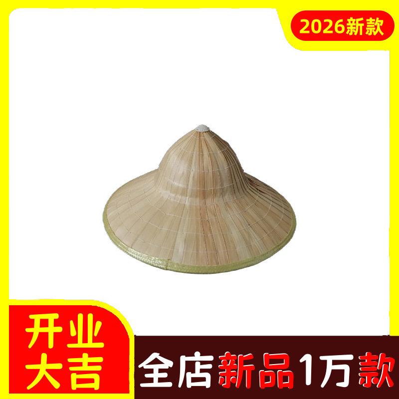 越南斗笠防雨防晒帽棕叶帽子葵叶