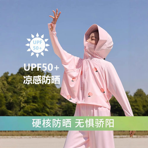 夏季印花冰丝儿童遮阳防晒衣2026
