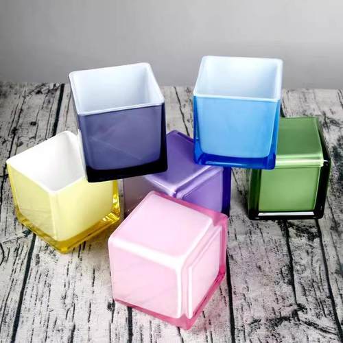 欧式轻奢玻璃花瓶透明水养