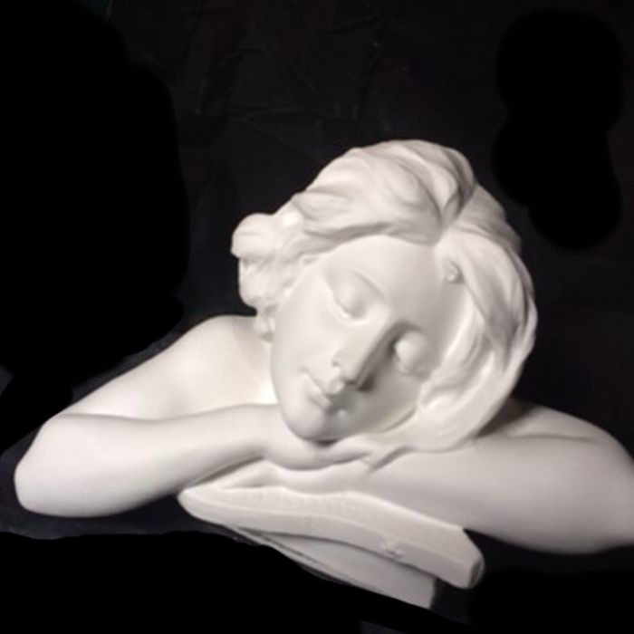 石膏像思考女孩头像素描美术生画室专用专业美术教具艺术雕塑