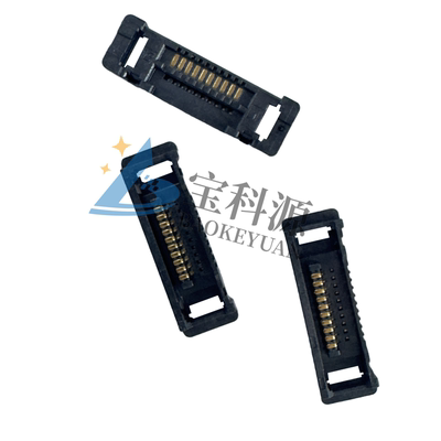 代替20374-R10E-31 0.4mm间距10pin插座连接器镀金 LVDS立式20373