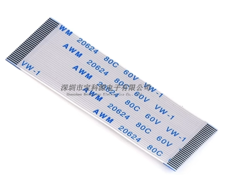 FPC/FFC软排线扁平线0.5mm间距 24/26/28/30/32/34PIN 长200MM