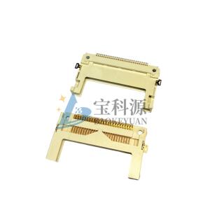 台产CF卡座50pin仿3m全镀金N7E50-7516PG-20同款插槽内存座接插件