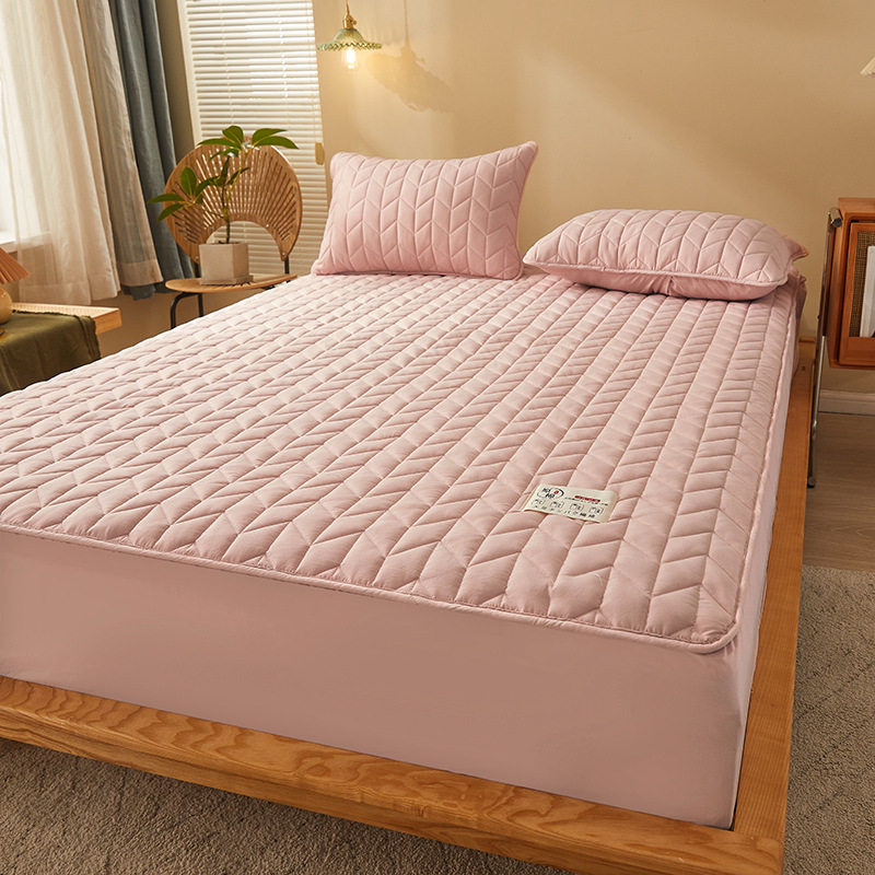 新款全包原棉大豆纤维夹棉单件床笠席梦思保护套床垫隔脏防尘罩,床上用品,床罩,淘宝优惠券,粉丝福利购,淘宝优惠卷