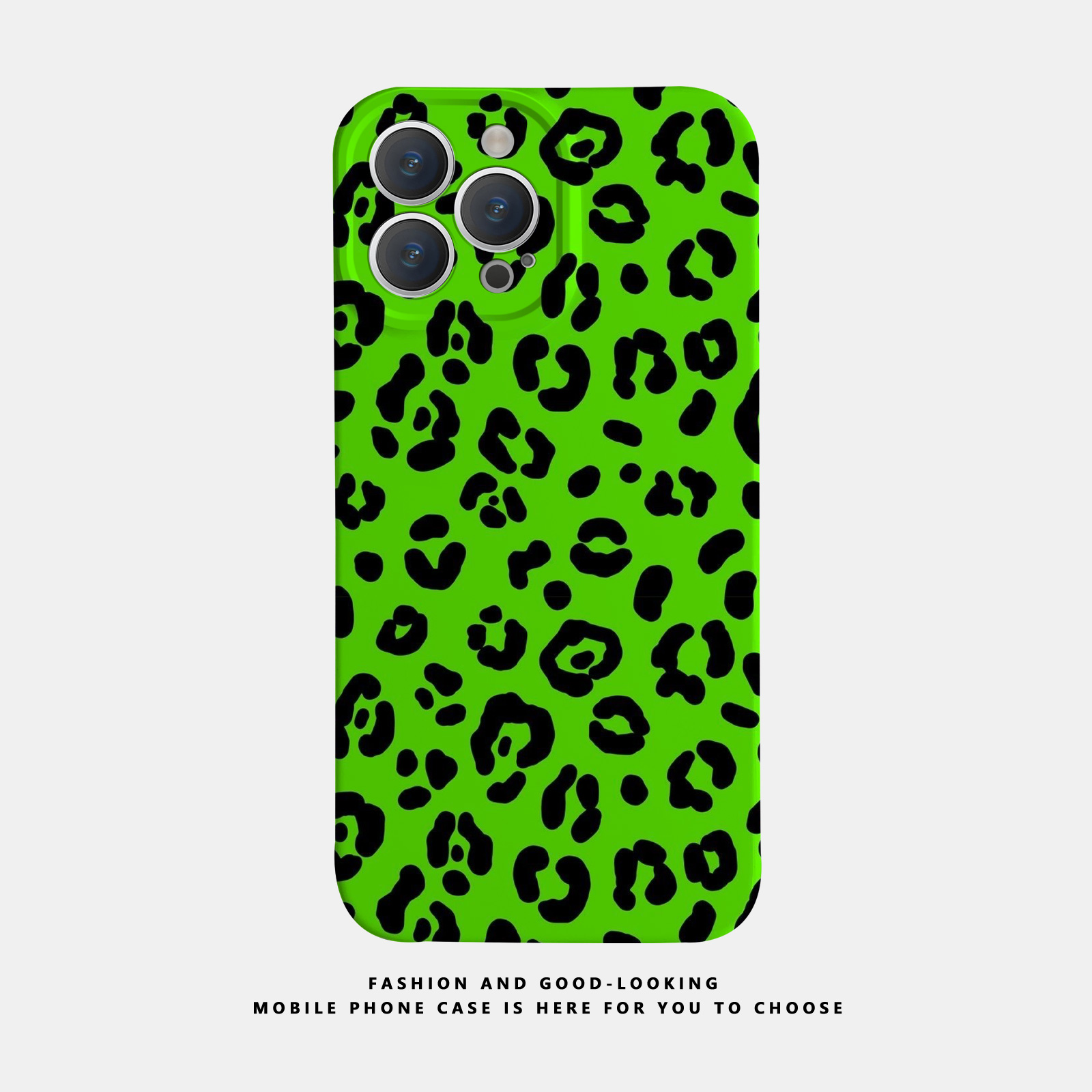 适用华为oppo苹果iqoo荣耀iphone17 16promax/15pro/14/13/12/mate70 60新款情侣手机壳plus个性绿色涂鸦豹纹