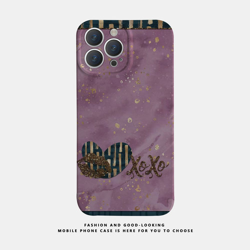 适用苹果华为小众创意爱心嘴唇iPhone18 16promax15荣耀70/80新款xs情侣手机壳S18/60semate50P30iQOO13