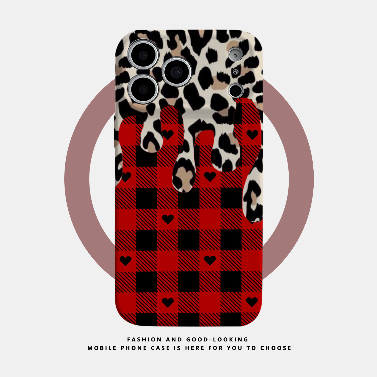 机绘主义适用于苹果iPhone17ProMax手机壳16 15 14Plus 13 12 11Pro新款磁吸硬壳全包防摔保护套红黑格纹豹纹,3C数码配件,手机保护套/壳,淘宝优惠券,粉丝福利购,淘宝优惠卷