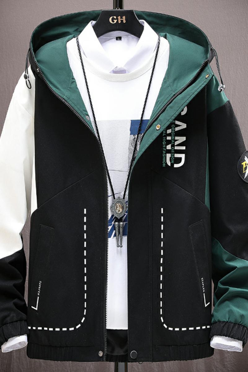 2021新品男士百搭春季连帽夹克青少年上衣4002-JK2100-P2100,男装夹克,星座1018