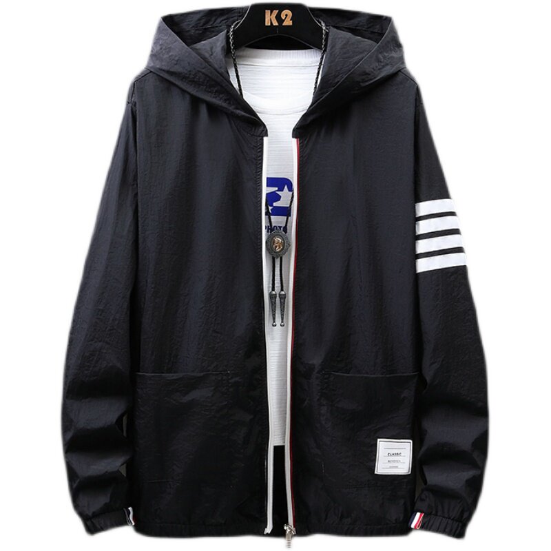 情侣四条杠防晒衣21新款夏季韩版皮肤衣防晒服外套4002-176-P30,男装夹克,星座1018