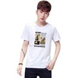 2021男士跑量夏季新款短袖T恤时尚印花男时尚4002-T5513，男装T恤，星座1018
