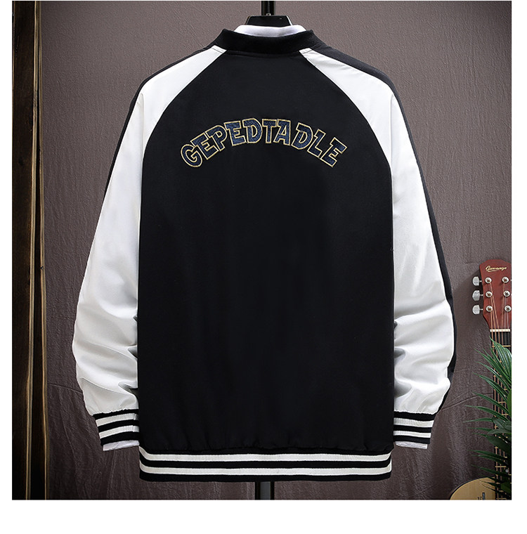 春秋款队棒球服刺绣加棉网红潮牌夹克男女飞行员外套JK221-P37,男装夹克,星座1018