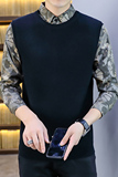 2021男士新款秋冬季高品质假两件毛衣男看品质潮流4002-M668，男装针织衫/毛衣，星座1018