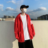 情侣四条杠防晒衣2021新款夏季韩版皮肤衣防晒服外套4002-176，男装夹克，星座1018
