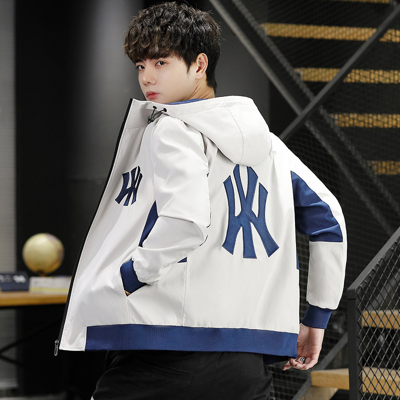 2021新品男潮流百搭春秋季连帽夹克青少年上衣4002-JK802-P58,男装夹克,星座1018