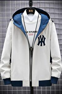 2021新品男潮流百搭春秋季连帽夹克青少年上衣4002-JK802-P58图片