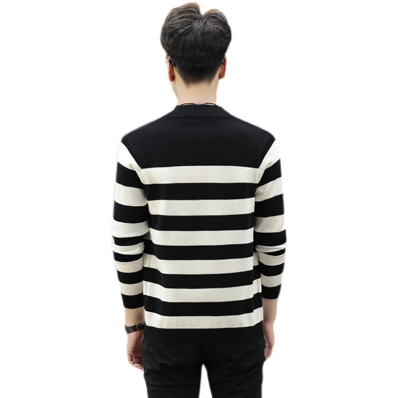 2021男士秋季新款潮l针织衫开衫毛衣流行休闲外穿4002-M1008,男装针织衫/毛衣,星座1018