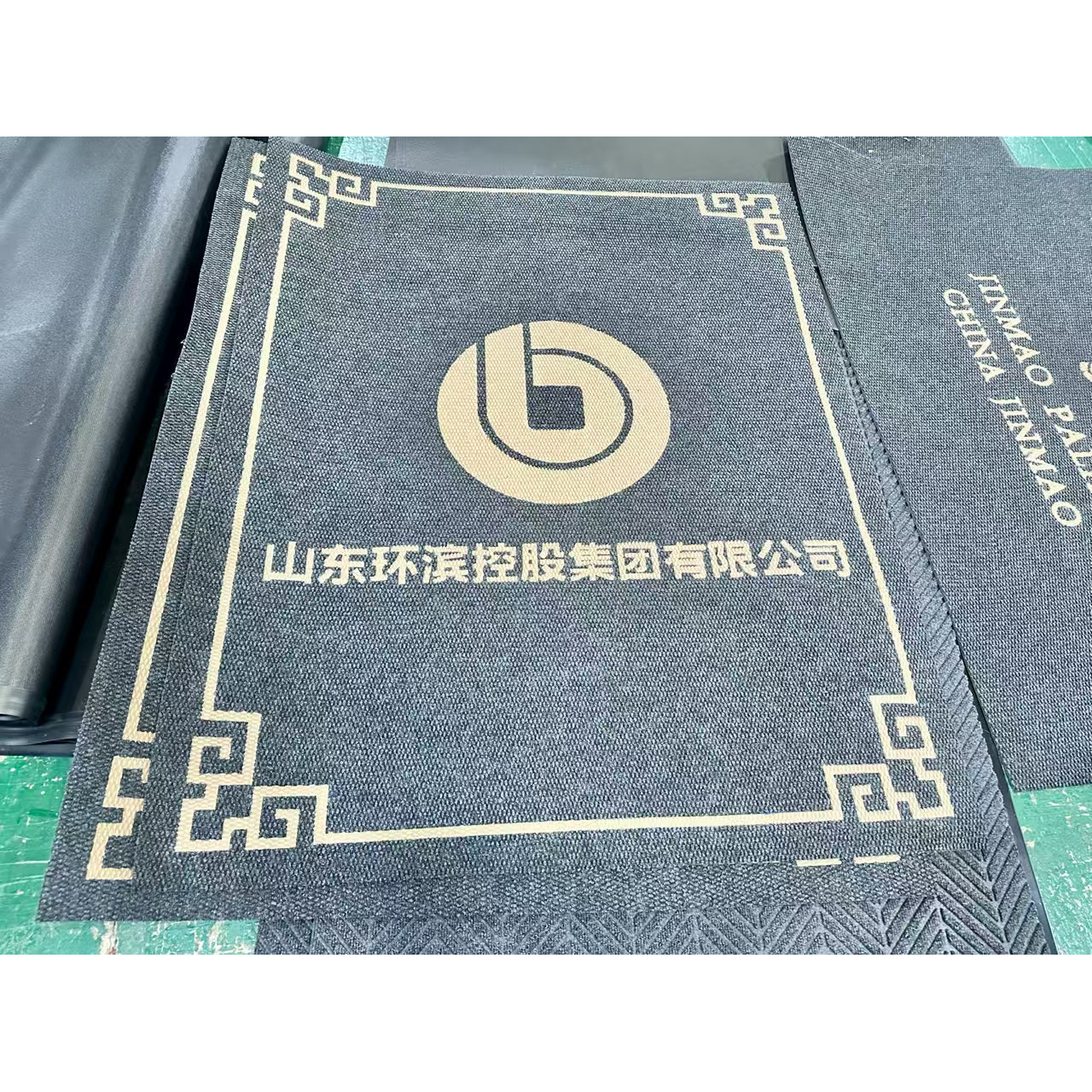 菠萝纹地垫酒店商场入户门迎宾地毯吸水防滑环保脚垫定制尺寸logo