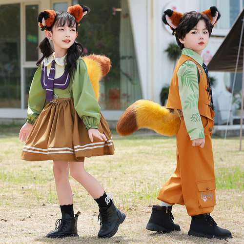 家长推荐！尼克狐狸cos服公主裙