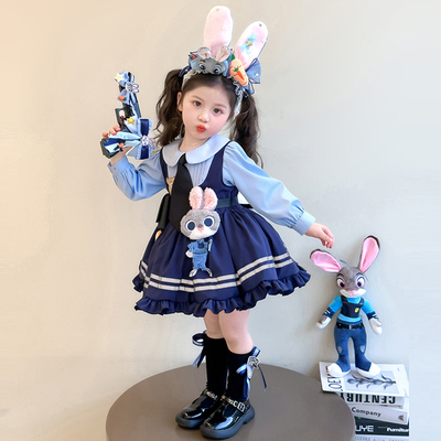 亲服面料！兔子警官朱迪公主裙