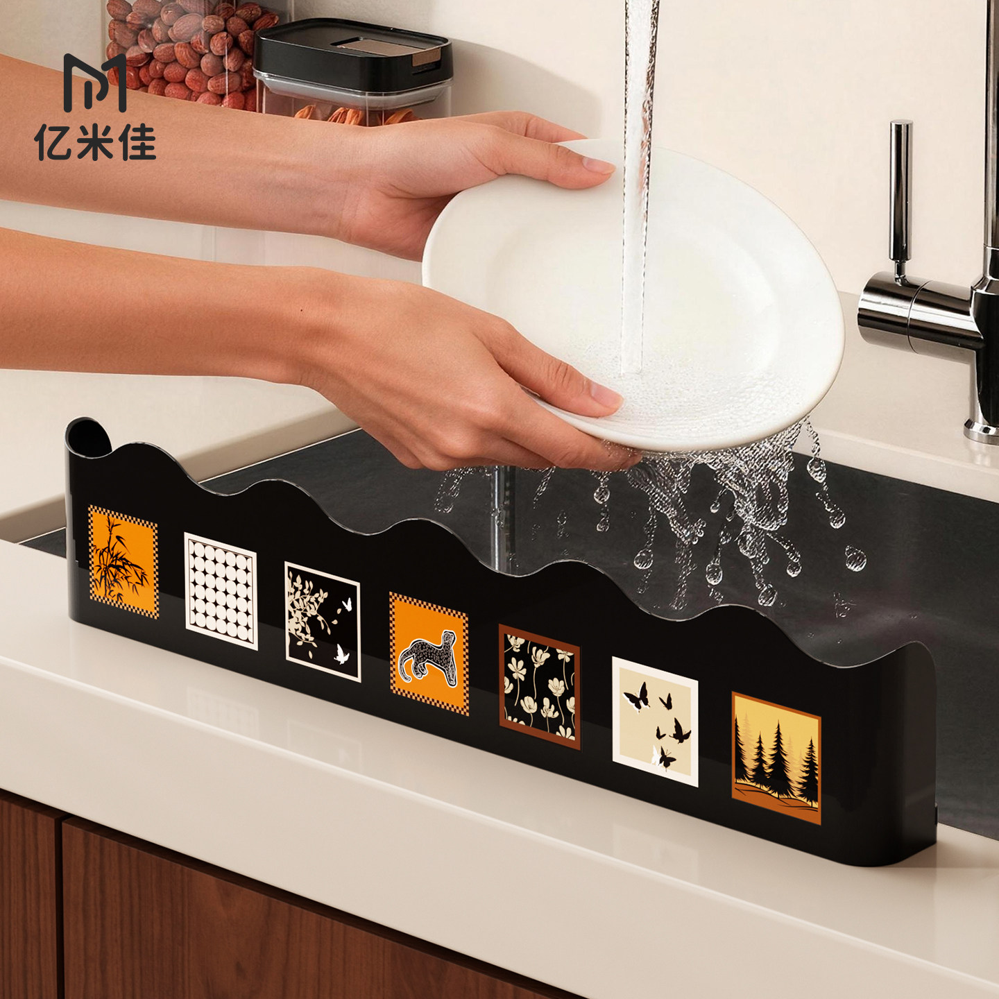 水槽挡水板厨房水池防水挡隔板洗碗池防溅水洗菜池台面加长挡水条,家庭/个人清洁工具,厨卫防水贴/条,淘宝优惠券,粉丝福利购,淘宝优惠卷