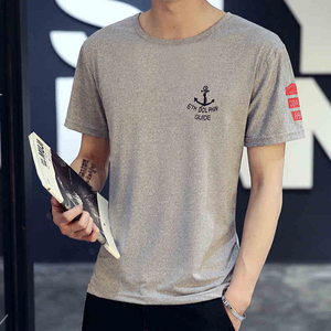 夏季圆领男士t恤