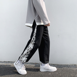 402-5-AK-001-P5021秋男潮流宽松直筒休闲潮牌ins港风运动裤，女装休闲裤，星座B257-1