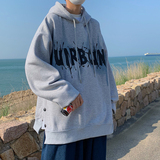 B266-WY-210-P5521秋原创新款休闲开叉宽松潮流印花套头卫衣，男装卫衣，星座B257-1
