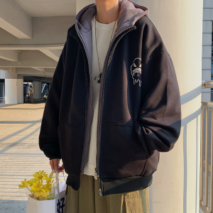 B266-WY-208-P85 21秋 原创港风秋季新款宽松休闲时尚开衫外套图片