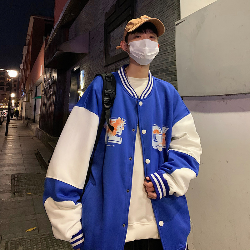 B266-WY-216-P6522春原创设计情侣休闲外套宽松潮流棒球服卫衣,女装短外套,星座B257-1