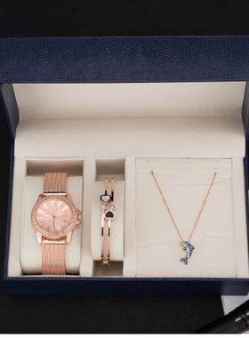 Watch Set Women Luxury Bracelet necklace gift for girlfriend