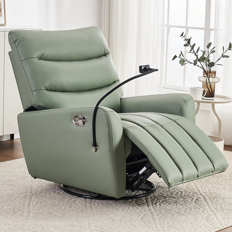 轻奢头等太空沙发舱单人可躺可睡客厅电动按摩懒人摇摇旋转功能椅