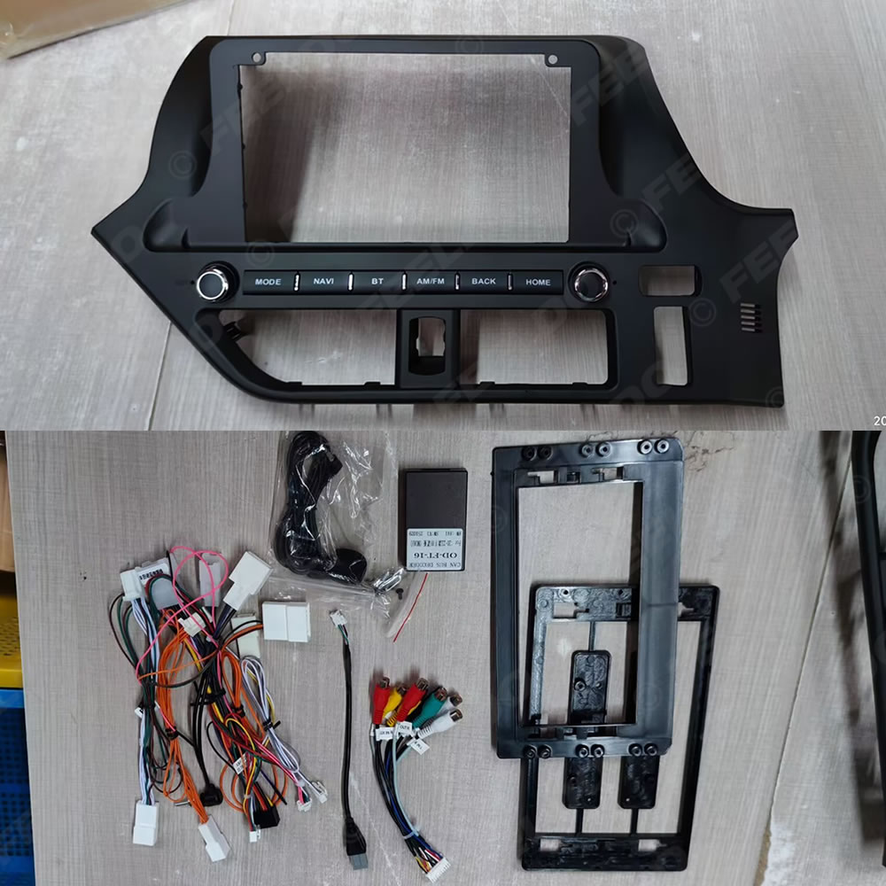 适用2015款丰田诺亚Noah改装面板安卓大屏导航面板支架套框13寸