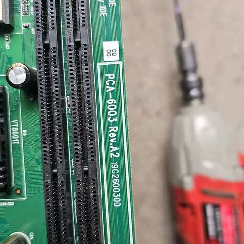 议价研华工控主板PCA-6003 Rev.A2，拆机件，带CPU{可}