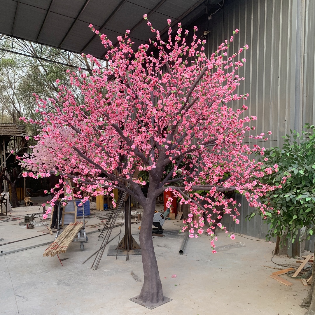 仿真樱花树大树橱窗展会室内造景美陈装饰景观树桃花树榕树定做