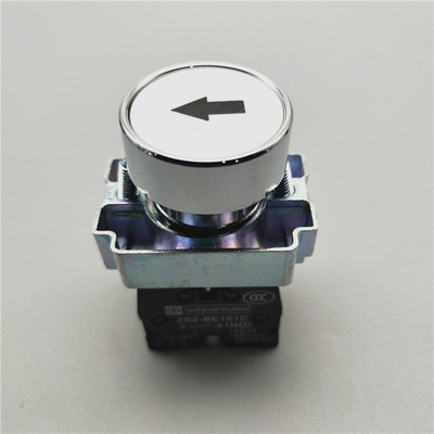 自复位XB2-BA3341带上下左右白底黑箭头标记平头按钮开关一常开