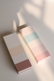 原创手帐素材基础打底格子方格手账便签纸盐系无粘性简约清新ins