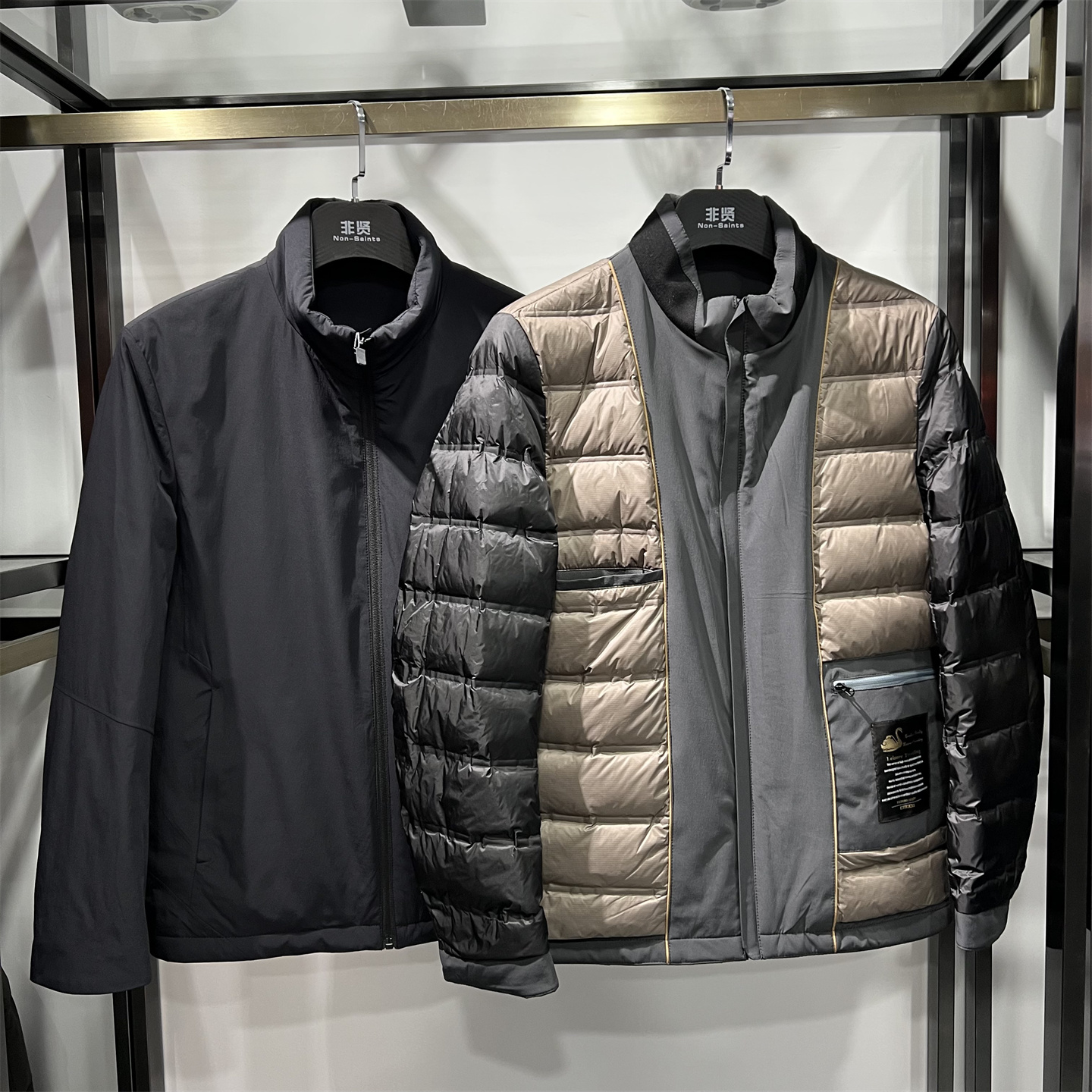 鹅绒直冲轻薄暖羽绒服