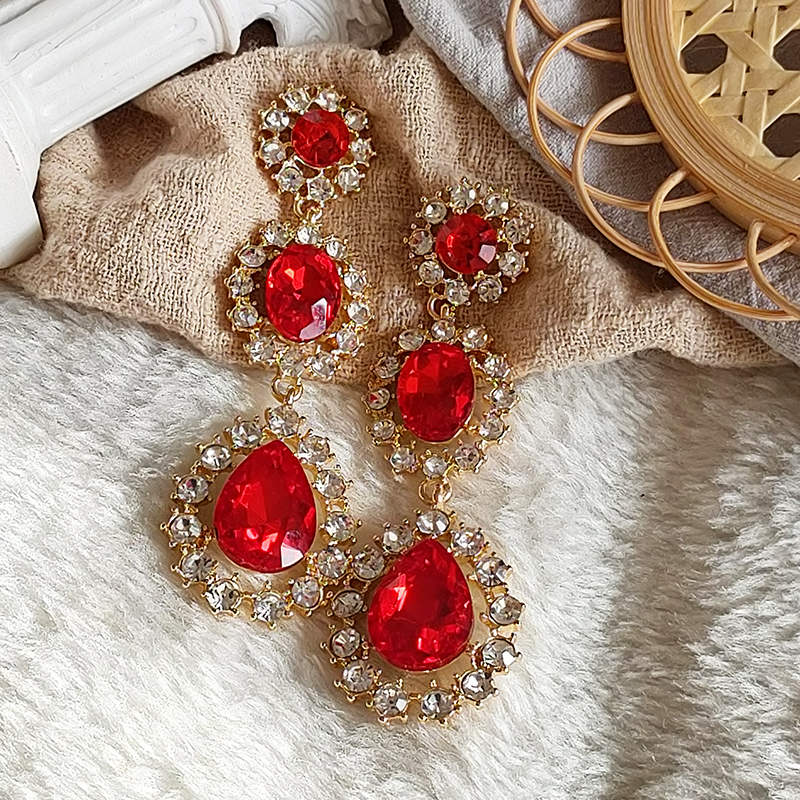 复古宫廷耳饰奢华夸张摩登