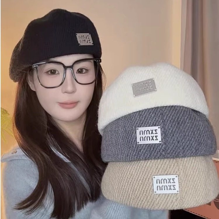 韩版时尚定型贝雷帽秋冬保暖