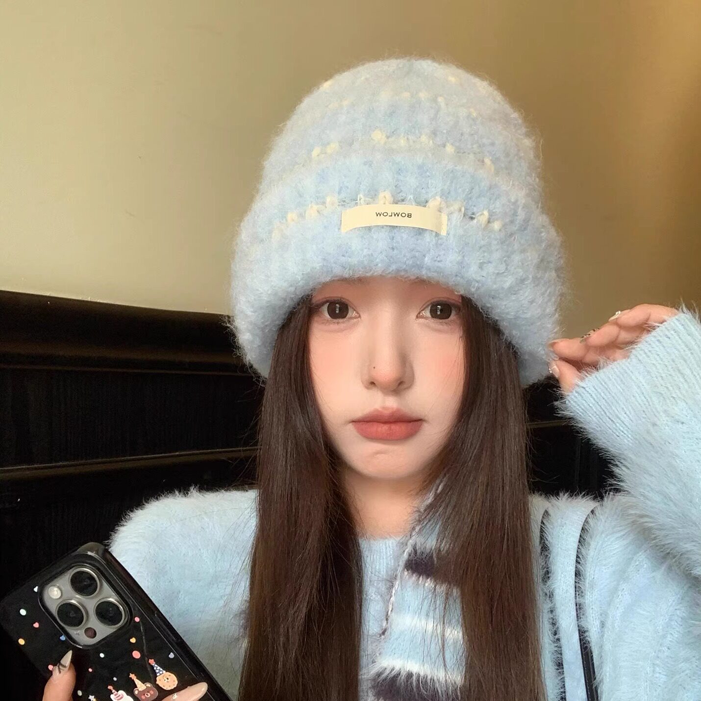 新款韩系条纹柔软针织帽子女秋冬季加厚保暖毛线帽防寒护耳包头帽,服饰配件/皮带/帽子/围巾,帽子,淘宝优惠券,粉丝福利购,淘宝优惠卷