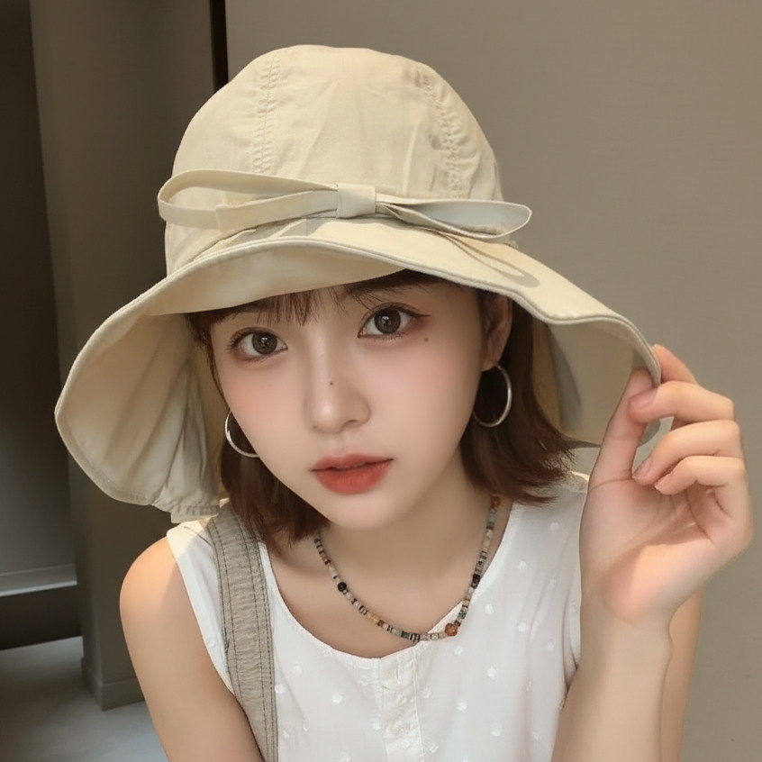UPF50+大檐速干透气防晒渔夫帽子