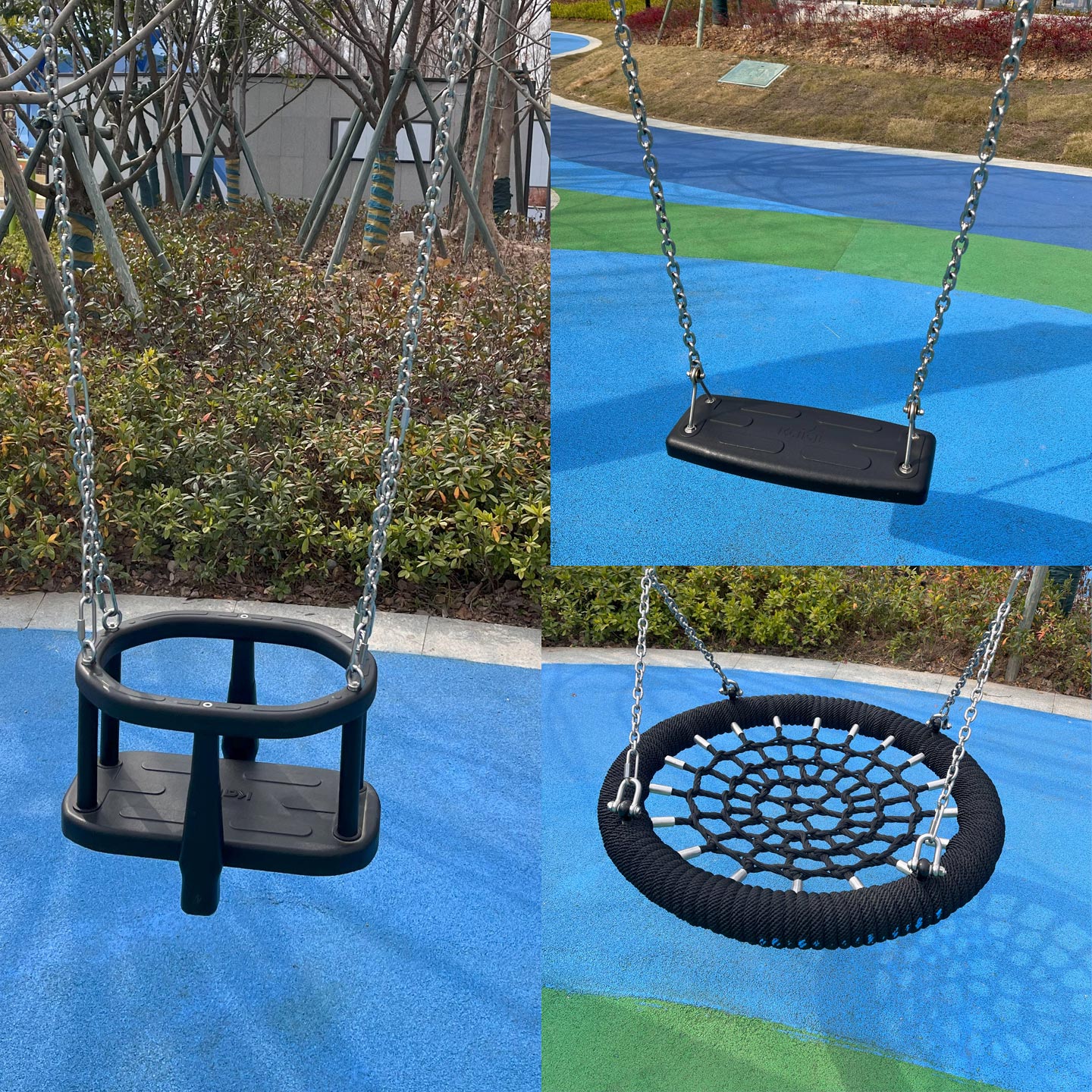 儿童户外秋千网盘游乐设备