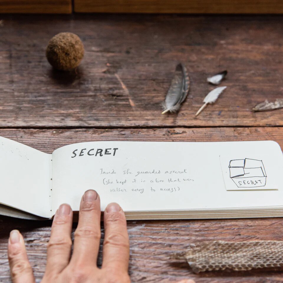 PEG&AWL纯手工制作Orra Sketchbook便携式素描本轻巧记录本小号本