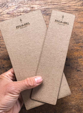 【现货】PEG&AWL牛皮色再生纸板艺术家笔袋保护板垫板美国代购