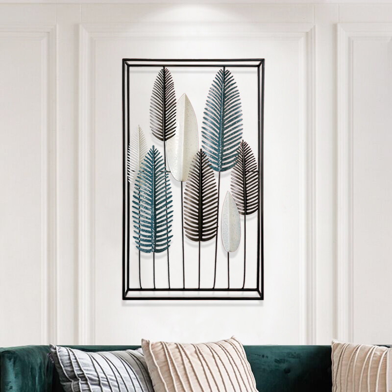 北欧风墙面装饰玄关过道壁饰ins绿植现代简约铁艺立体背景墙挂件|msdalam kategori Aksesori rumah, mural - dari Buy2taobao.com untuk memberikan perkhidmatan ejen Taobao profesional membeli