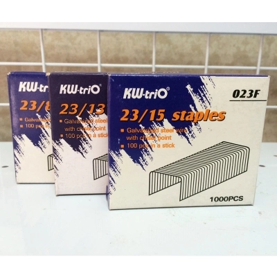 可得优023F 23/15加厚订书钉 订书机钉厚层订书针可订120页